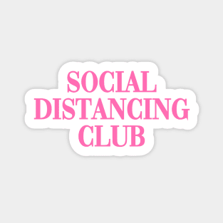 social distancing club Sticker